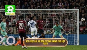 Kèo cược đội ghi bàn từ tình huống phối hợp cánh