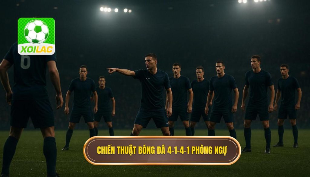 Chiến thuật bóng đá 4-1-4-1 phòng ngự