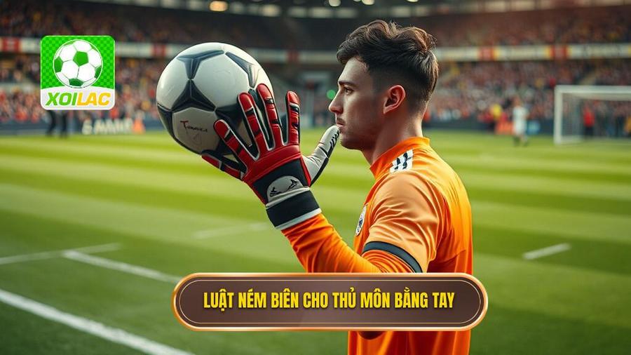 2. Luật ném biên cho thủ môn bằng tay