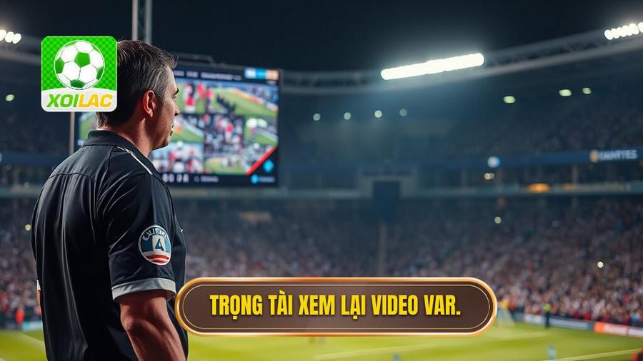 2. Trọng tài xem lại video VAR.