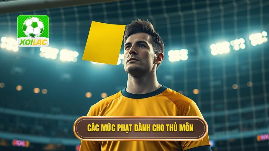 3. Các mức phạt dành cho thủ môn