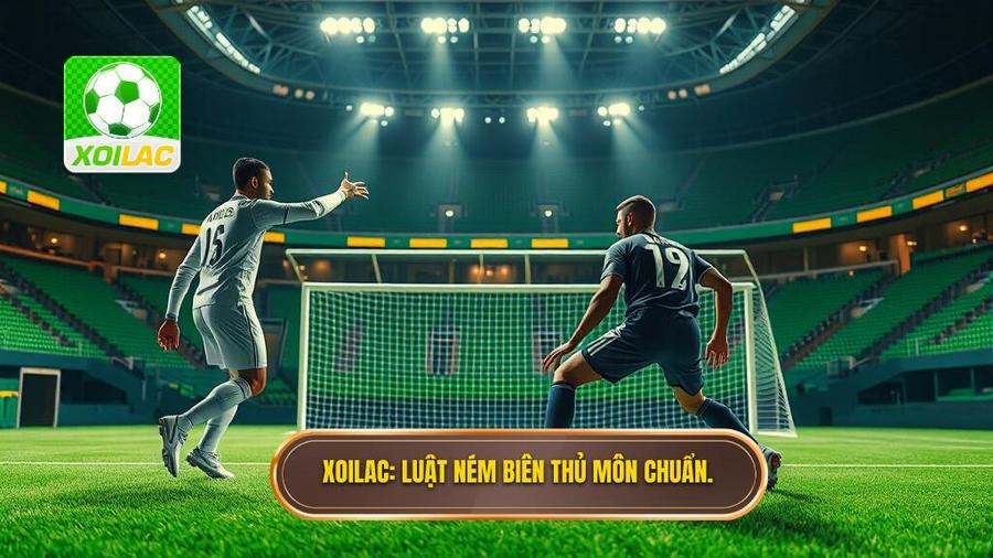 XOILAC_ Luật ném biên thủ môn chuẩn.
