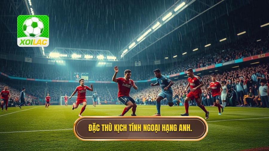 1. Đặc thù kịch tính Ngoại hạng Anh.