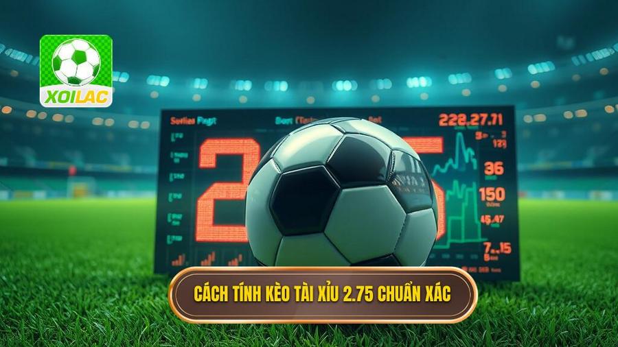 Cách tính kèo tài xỉu 2.75 chuẩn xác