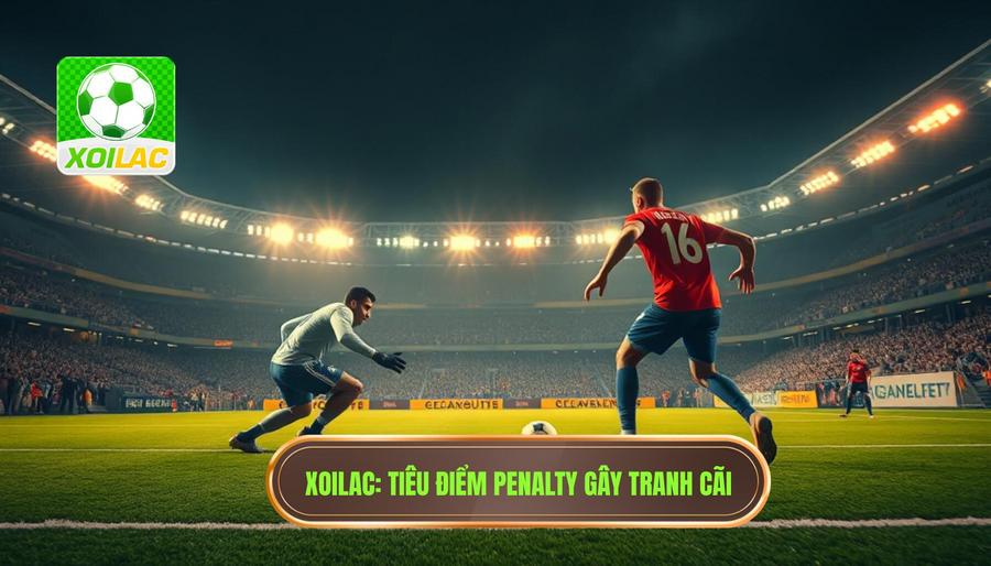XOILAC_ Tiêu điểm penalty gây tranh cãi